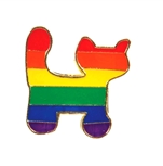 Rainbow Cat Pin